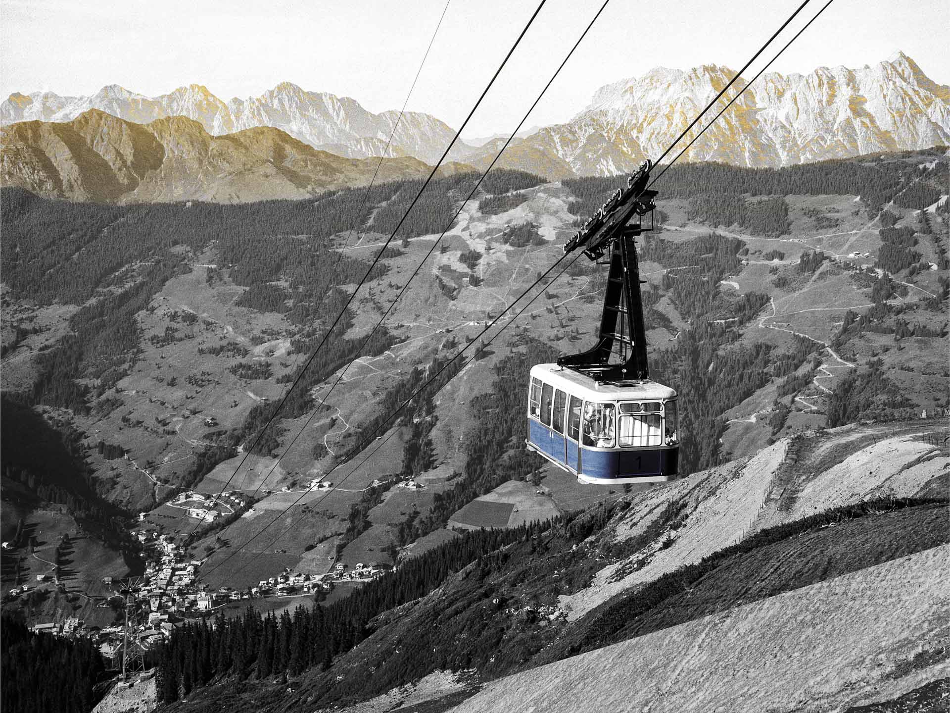 Schattbergbahn III color – Bild 1